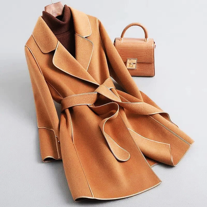 Laurent Wool Trench Coat