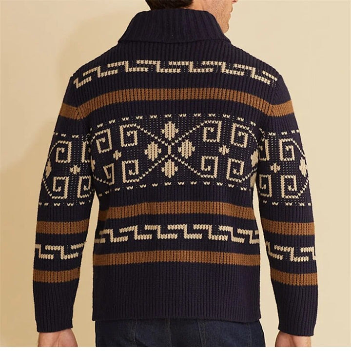 Lucius Jacquard Cardigan
