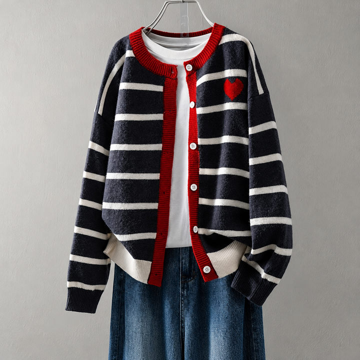 Cherie Striped Cardigan